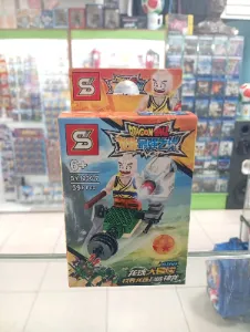 Set de bloques armables Dragon Ball con guerrera rubia y esfera