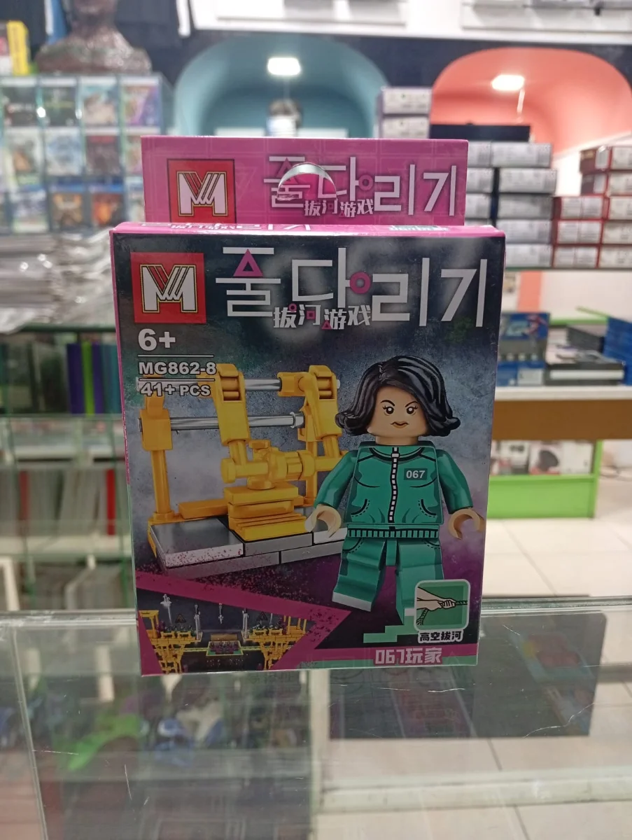 Set de bloques armables de juego de supervivencia con plataforma