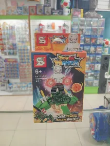 Set de bloques armables Dragon Ball con guerrero de cabello blanco