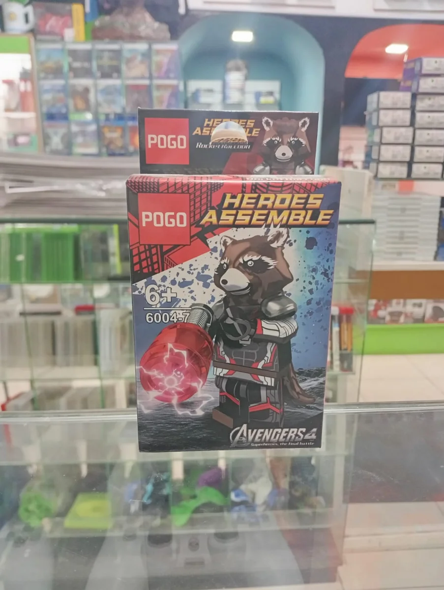 Figura armable Avengers de héroe enmascarado con energía roja