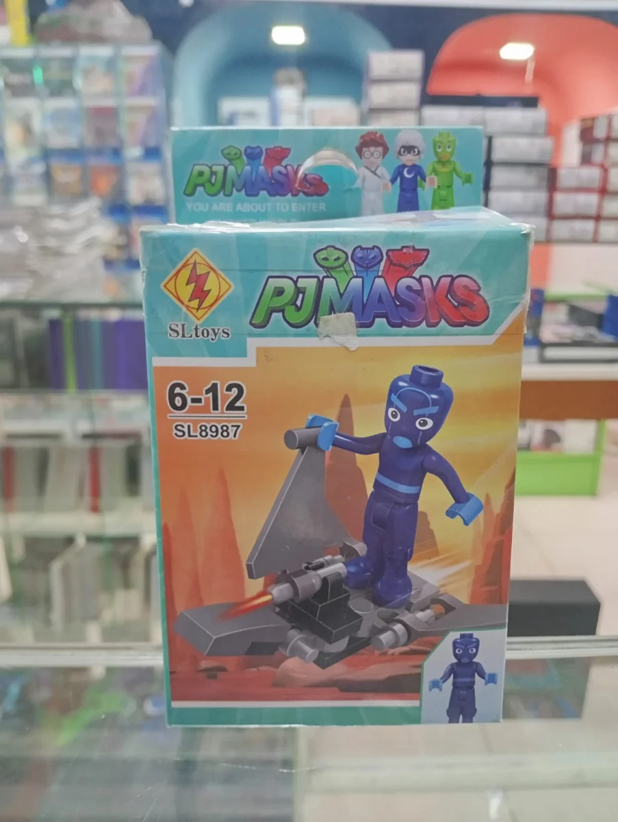 Set de bloques armables PJ Masks con ninja y vehículo