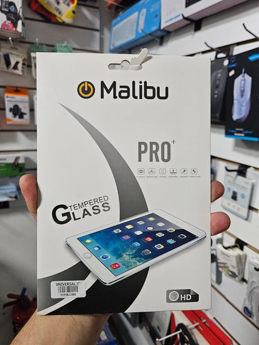 Vidrio Templado Universal Malibu Pro HD para Tablet