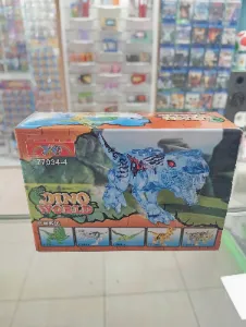 Dinosaurio armable Dino World azul modelo 77034-4