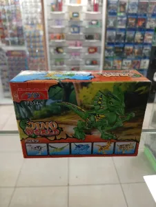 Dinosaurio armable Dino World verde modelo 77034-1