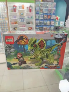 Set de bloques armables Jurassic World con dinosaurio alado verde