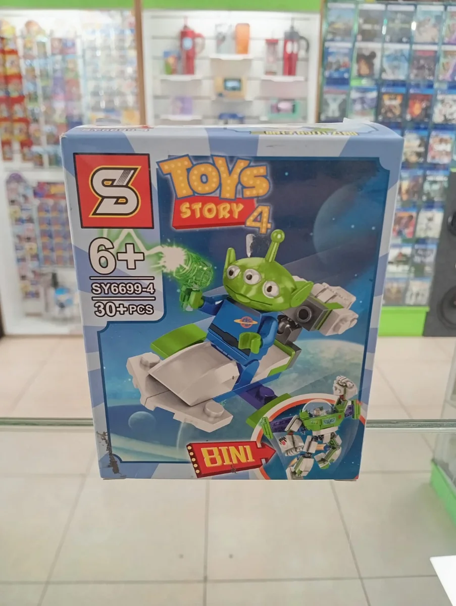 Set de bloques armables Toy Story 4 Alien con nave