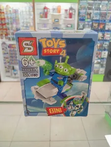 Set de bloques armables Toy Story 4 Alien con nave