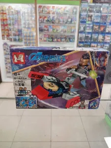 Set de bloques armables Avengers con Thanos y aeronave