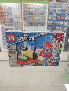Set de bloques armables Spider-Man en taller