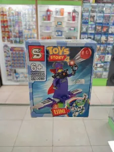 Set de bloques armables Toy Story 4 con personaje y globo